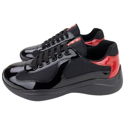 black and red prada sneakers|fashion sneaker prada shoes women.